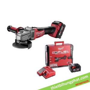 Máy mài góc Milwaukee M18 CAG100X-502 SET (2pin x 5.0Ah, 1 sạc) Máy mài góc Milwaukee M18 CAG100X-502 SET (2pin x 5.0Ah, 1 sạc)