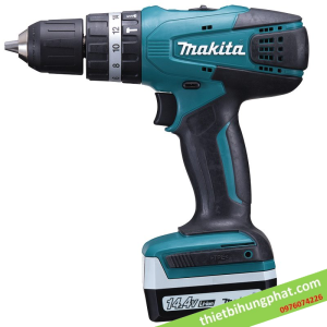 Máy khoan búa, vặn vít dùng pin Makita HP347DWE Máy khoan búa, vặn vít dùng pin Makita HP347DWE