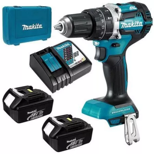Máy khoan búa, vặn vít dùng pin Makita DHP484RFE (kèm 2 pin 3.0AH + sạc nhanh) Máy khoan búa, vặn vít dùng pin Makita DHP484RFE (kèm 2 pin 3.0AH + sạc nhanh)