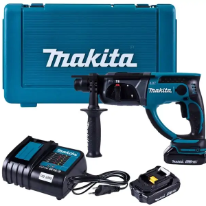 Máy khoan đa năng dùng pin Makita DHR202SYE (kèm 2 pin 1.5Ah   sạc) Máy khoan đa năng dùng pin Makita DHR202SYE (kèm 2 pin 1.5Ah   sạc)