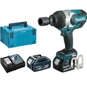 Máy siết bu lông dùng pin Makita DTW1001RTJ (kèm 2pin 5.0Ah   sạc nhanh) Máy siết bu lông dùng pin Makita DTW1001RTJ (kèm 2pin 5.0Ah   sạc nhanh)