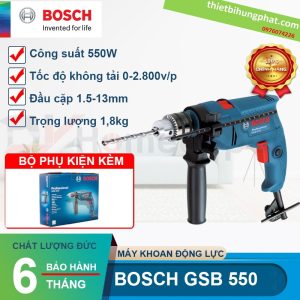 Máy khoan động lực Bosch GSB 550 Máy khoan động lực Bosch GSB 550