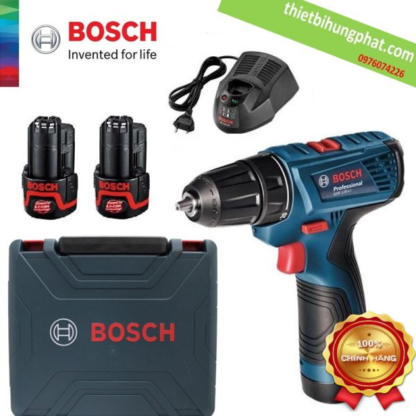 Máy khoan vặn vít dùng pin Bosch GSR 120-LI