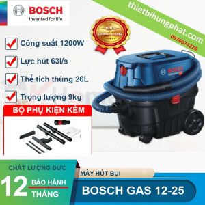Máy hút bụi Bosch GAS 12-25 Máy hút bụi Bosch GAS 12-25
