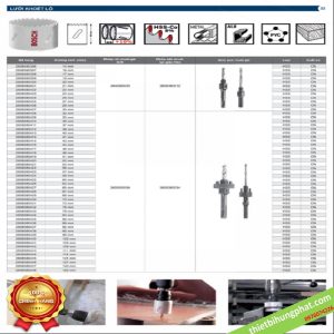 Lưỡi khoét lỗ Bosch Lưỡi khoét lỗ Bosch