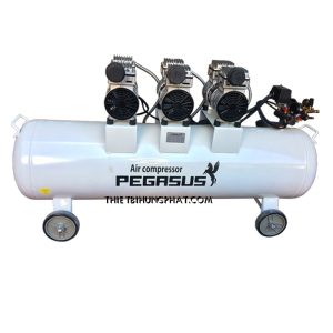 MÁY NÉN KHÍ KHÔNG DẦU GIẢM ÂM PEGASUS TM- OF750x3- 70L MÁY NÉN KHÍ KHÔNG DẦU GIẢM ÂM PEGASUS TM- OF750x3- 70L