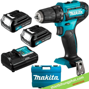 Máy khoan, vặn vít dùng pin Makita DF333DSYE (kèm 2 pin 1.5Ah   sạc) Máy khoan, vặn vít dùng pin Makita DF333DSYE (kèm 2 pin 1.5Ah   sạc)