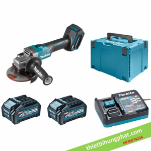 Máy mài góc dùng pin Makita GA005GM201(kèm 02 pin 4.0Ah + sạc nhanh) Máy mài góc dùng pin Makita GA005GM201(kèm 02 pin 4.0Ah + sạc nhanh)