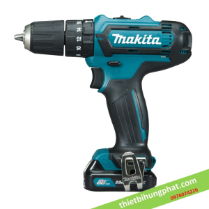 Máy khoan búa, vặn vít dùng pin Makita HP331DSYE (kèm 2 pin 1.5Ah   sạc) Máy khoan búa, vặn vít dùng pin Makita HP331DSYE (kèm 2 pin 1.5Ah   sạc)