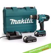 Máy khoan búa, vặn vít dùng pin Makita HP457DWE Máy khoan búa, vặn vít dùng pin Makita HP457DWE