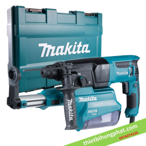 Máy khoan đa năng với hệ thống hút bụi Makita HR2650 Máy khoan đa năng với hệ thống hút bụi Makita HR2650