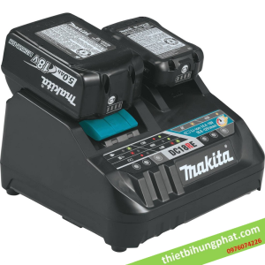 Sạc nhanh 2 cổng Makita DC18RE (1 cổng 18V, 1 cổng 12V) Sạc nhanh 2 cổng Makita DC18RE (1 cổng 18V, 1 cổng 12V)
