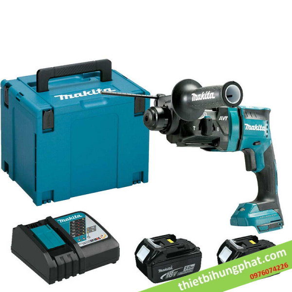 Máy khoan động lực dùng pin Makita DHR182RTJ (kèm 2pin 5.0Ah sạc nhanh)