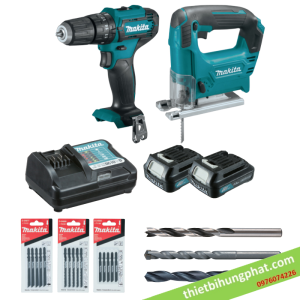 Bộ sản phẩm Makita CLX230X1 (HP333D+JV101D)(12V MAX) Bộ sản phẩm Makita CLX230X1 (HP333D+JV101D)(12V MAX)