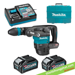 Máy đục bê tông dùng pin Makita HM001GM202(kèm 2 pin 4.0+ sạc nhanh) Máy đục bê tông dùng pin Makita HM001GM202(kèm 2 pin 4.0+ sạc nhanh)