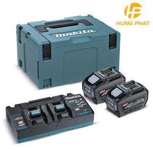 Bộ pin sạc Makita 191U13-9 (BL4050F*2+DC40RB+MAKPAC) Bộ pin sạc Makita 191U13-9 (BL4050F*2+DC40RB+MAKPAC)