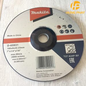 Đá Mài Makita 180x6.0x22.23 Đá Mài Makita 180x6.0x22.23