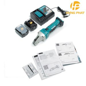 Máy cắt kim loại thẳng dùng pin Makita DJS161RFE (kèm 2 pin 3.0AH + sạc nhanh) Máy cắt kim loại thẳng dùng pin Makita DJS161RFE (kèm 2 pin 3.0AH + sạc nhanh)