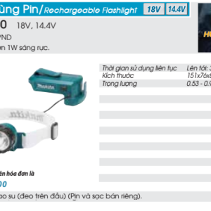 Đèn LED dùng pin Makita DML800 Đèn LED dùng pin Makita DML800