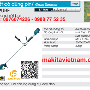 Máy cắt cỏ dùng pin Makita DUR182L Máy cắt cỏ dùng pin Makita DUR182L