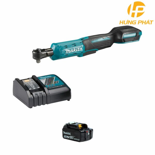 Máy siết bu lông xuyên tâm dùng pin Makita DWR180RF (18V)(Sạc nhanh(DC18RC), pin 3.0Ah(BL1830B))