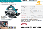 Máy Cưa Đĩa Dùng Pin Makita HS004GM201 (190mm) (Sạc nhanh(DC40RA), 2 pin 4.0Ah(BL4040)) Máy Cưa Đĩa Dùng Pin Makita HS004GM201 (190mm) (Sạc nhanh(DC40RA), 2 pin 4.0Ah(BL4040))