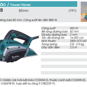 Máy bào Makita M1901B 82mm - 580w Máy bào Makita M1901B 82mm - 580w