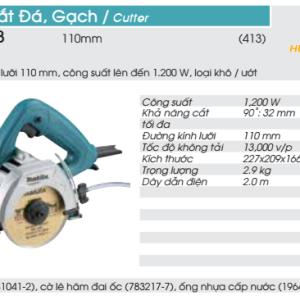 Máy cắt gạch/đá Makita M4100B (110mm) Máy cắt gạch/đá Makita M4100B (110mm)