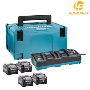 Bộ pin sạc Makita 191U28-6 (BL4040*4+DC40RB+MAKPAC) Bộ pin sạc Makita 191U28-6 (BL4040*4+DC40RB+MAKPAC)