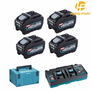 Bộ pin sạc Makita 191U42-2 (BL4050F*4+DC40RB+MAKPAC) Bộ pin sạc Makita 191U42-2 (BL4050F*4+DC40RB+MAKPAC)