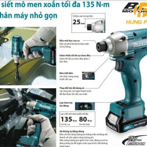 Máy vặn vít dùng pin Makita TD112DNZ (BL)(12V MAX) (Chưa kèm pin sạc) Máy vặn vít dùng pin Makita TD112DNZ (BL)(12V MAX) (Chưa kèm pin sạc)