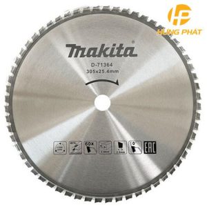 Lưỡi cắt sắt hợp kim dùng cho máy cắt chậm tua Makita D-71364 (305×25.4×60T/LC1230) Lưỡi cắt sắt hợp kim dùng cho máy cắt chậm tua Makita D-71364 (305×25.4×60T/LC1230)