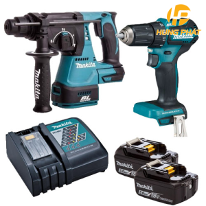 Bộ sản phẩm Makita DLX2425TX1 (DDF484+DHR242+BL1850B*2) Bộ sản phẩm Makita DLX2425TX1 (DDF484+DHR242+BL1850B*2)