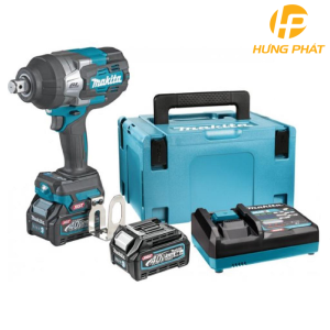 Máy Siết Bu Lông Dùng Pin Makita TW001GM201 (40V Max 3/4" (19 mm) (kèm 02 pin 4.0Ah + sạc nhanh) Máy Siết Bu Lông Dùng Pin Makita TW001GM201 (40V Max 3/4" (19 mm) (kèm 02 pin 4.0Ah + sạc nhanh)