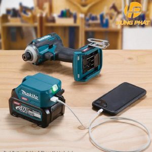 Bộ chuyển đổi USB Makita ADP001G (40V MAX) (Không kèm pin, sạc) Bộ chuyển đổi USB Makita ADP001G (40V MAX) (Không kèm pin, sạc)