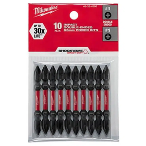 Đầu vặn vít ngắn Milwaukee (PH1-65mm) (bộ 10 mũi) Đầu vặn vít ngắn Milwaukee (PH1-65mm) (bộ 10 mũi)