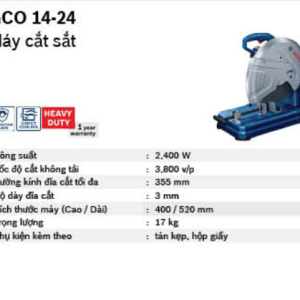 Máy cắt sắt lưỡi hợp kim Bosch GCD 12 JL Máy cắt sắt lưỡi hợp kim Bosch GCD 12 JL
