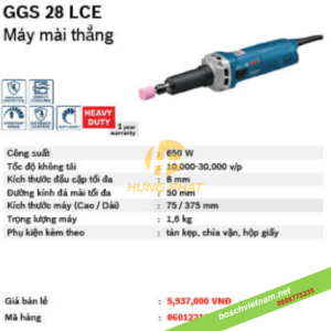 Máy mài thẳng Bosch GGS 28LCE Máy mài thẳng Bosch GGS 28LCE
