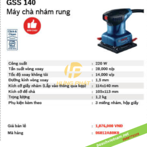 Máy chà nhám tường khô Bosch GTR 550 Máy chà nhám tường khô Bosch GTR 550