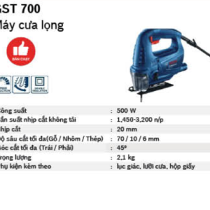 Máy cưa lọng Bosch GST 700 Máy cưa lọng Bosch GST 700