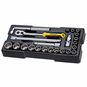 Bộ khẩu 1/4'' Stanley STMT74175-8C 60 chi tiết Bộ khẩu 1/4'' Stanley STMT74175-8C 60 chi tiết