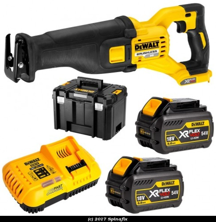 Máy cưa cầm tay Dewalt DCS388T2-KR (kèm 2 pin 54V-6.0Ah+ sạc)