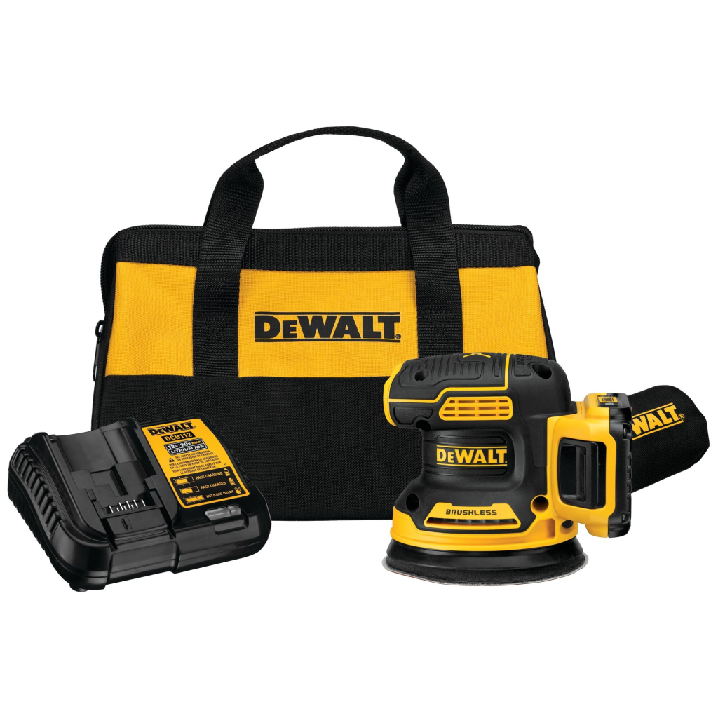 Máy chà nhám cầm tay Dewalt DCW210D1 20V-125mm(kèm 01 pin 2.0Ah + sạc)