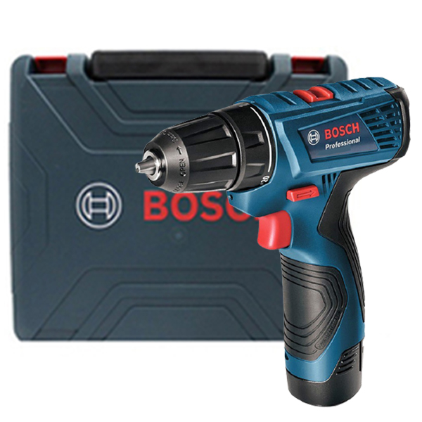 Máy khoan vặn vít Bosch GSR 120-LI GEN II (1 pin + phụ kiện)