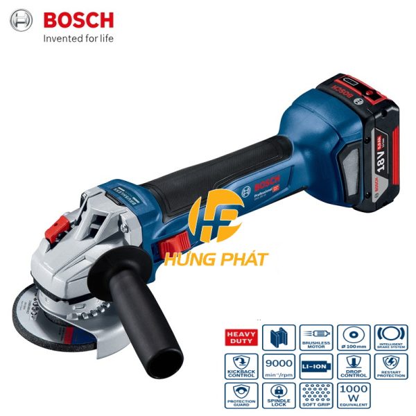 Máy mài góc dùng pin Bosch GWS 18V-10 (SOLO)