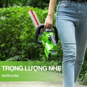 Máy cắt tỉa hàng rào dùng pin Greenworks 40V – HT40B00 Máy cắt tỉa hàng rào dùng pin Greenworks 40V – HT40B00