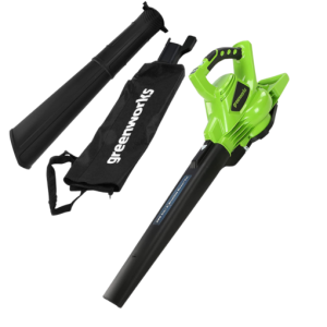 Máy Thổi Và Hút Lá dùng Pin Greenworks 40V – GD40BV Máy Thổi Và Hút Lá dùng Pin Greenworks 40V – GD40BV