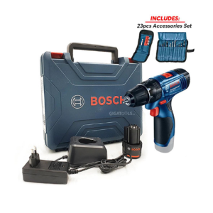 Máy khoan búa dùng pin 12V Bosch GSB 120-LI GEN II  (1 pin + sạc 2 chấu + phụ kiện) Máy khoan búa dùng pin 12V Bosch GSB 120-LI GEN II  (1 pin + sạc 2 chấu + phụ kiện)