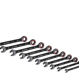 Bộ cờ lê 10 món thép đen Bosch 1600A016BU Bộ cờ lê 10 món thép đen Bosch 1600A016BU