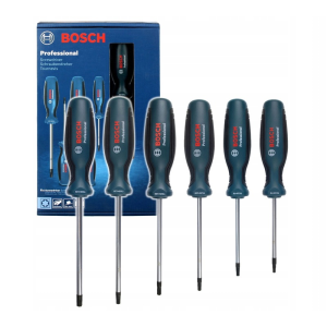 Bộ tua vít 6 món đầu bông Bosch Torx Bộ tua vít 6 món đầu bông Bosch Torx